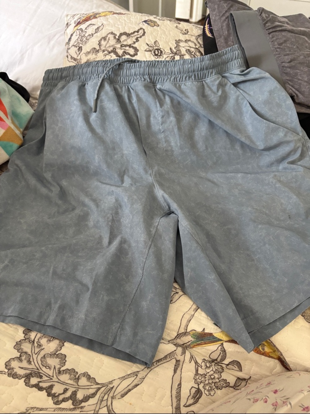 lululemon athletica Men's Slate Blue Athletic Shorts